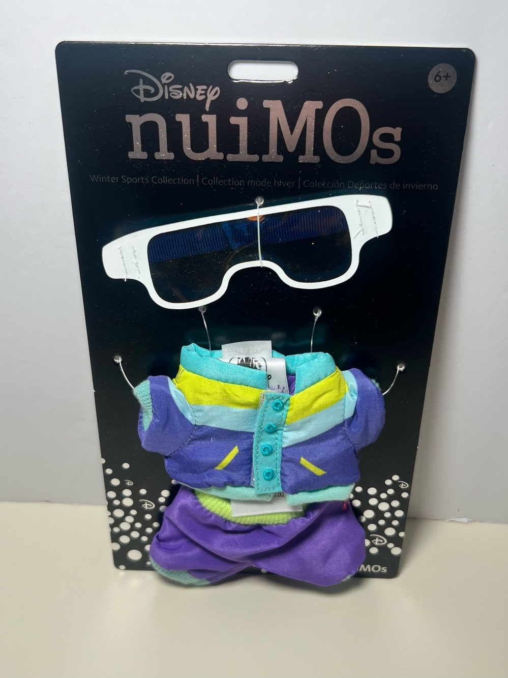 New Disney nuiMOs Outfit Purple Snow Jacket & Snowpants and Snowboard Goggles
